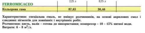 Цена Oikos Novalis Ferromicaceo